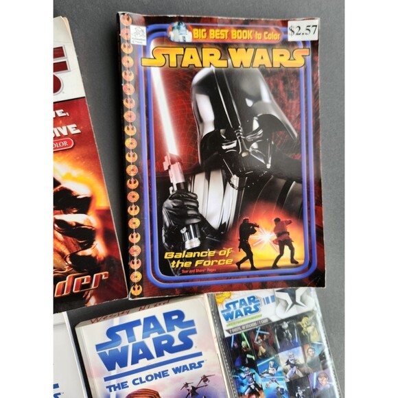 Star Wars Childrens Activity Darth Vader Coloring Book Sticker Book Lot - Picture 4 of 16